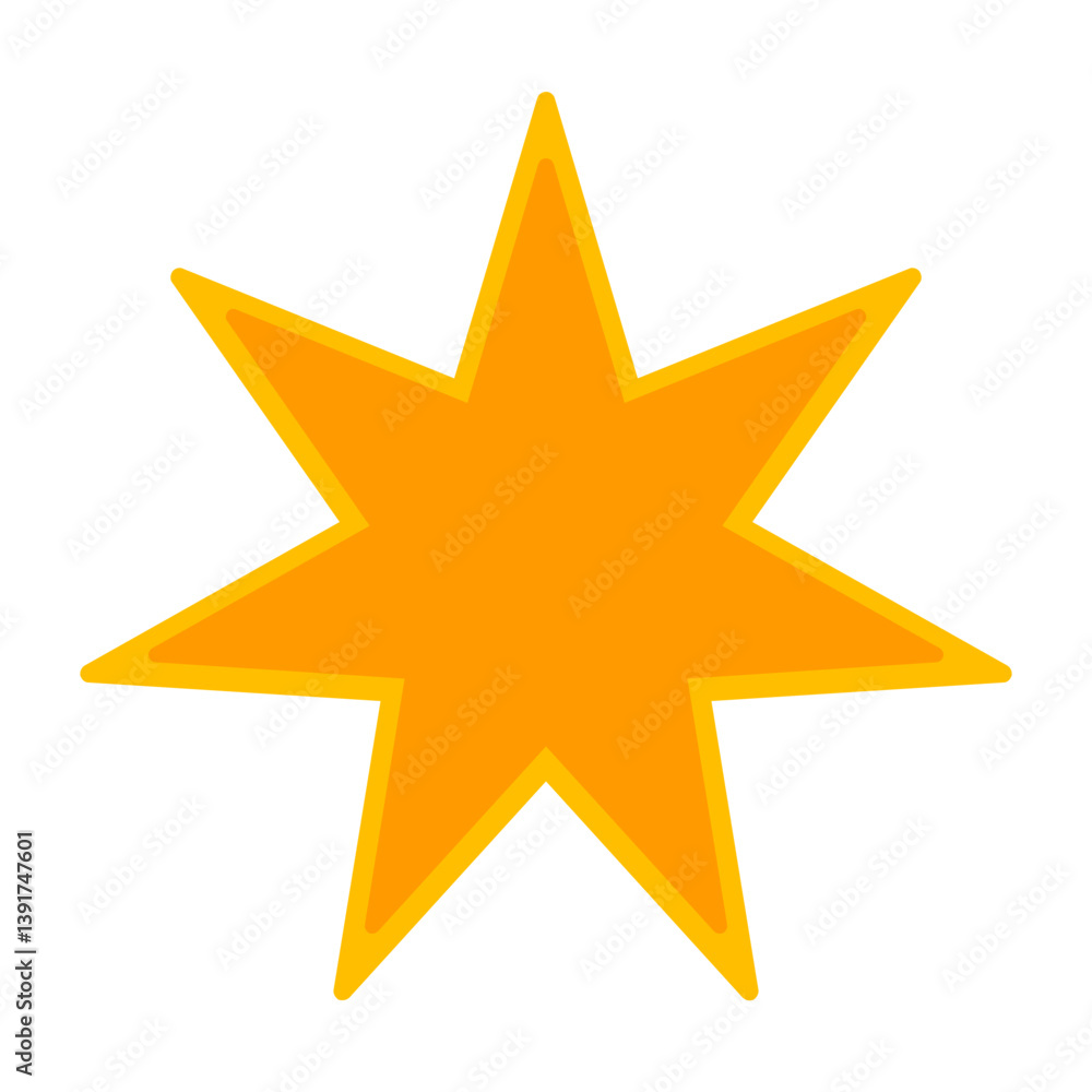 Fototapeta premium Complex Star Icon