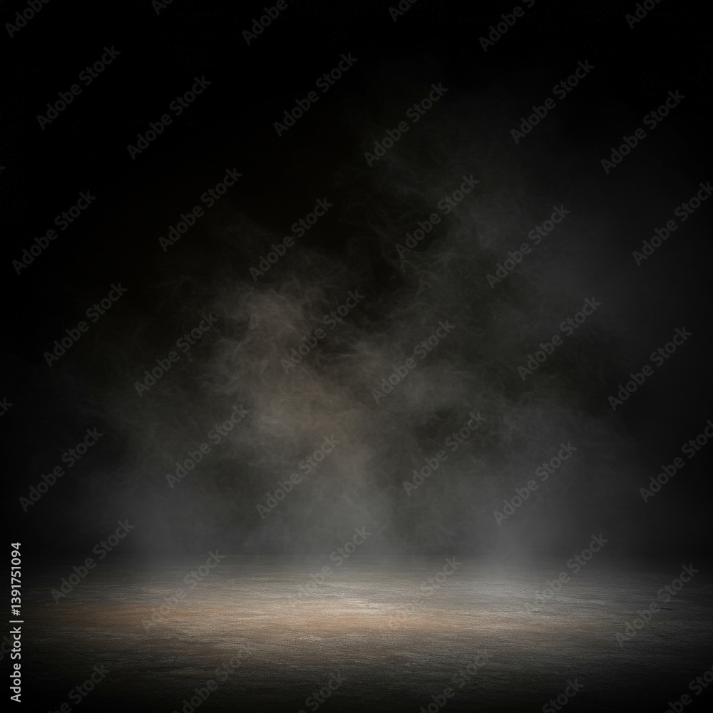Fototapeta premium Black background smoke texture with backgrounds