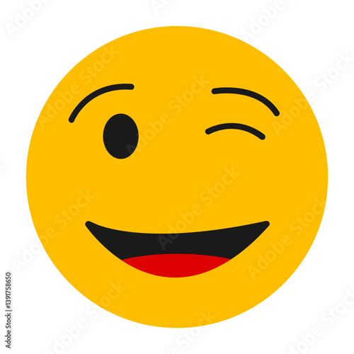 Wink Emoji Icon