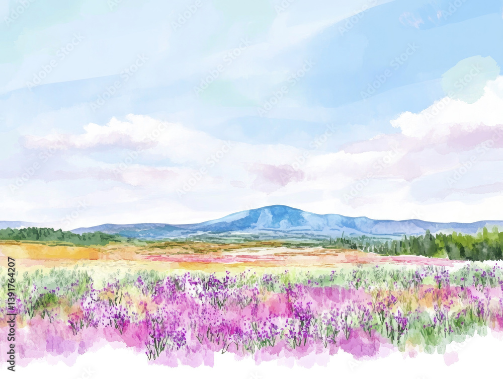 Fototapeta premium lavender field in provence france