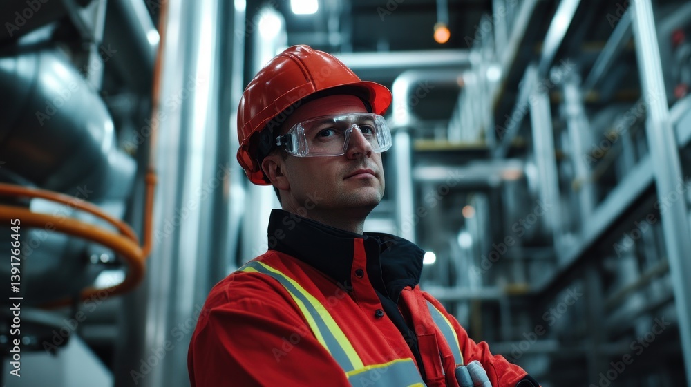 Portrait of a Confident Industrial Worker Portrait of a Confident Industrial Worker
