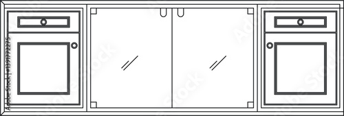 The wardrobe furniture set illustration features a coordinated collection of storage pieces designed to bring functionality and style to any bedroom or dressing area