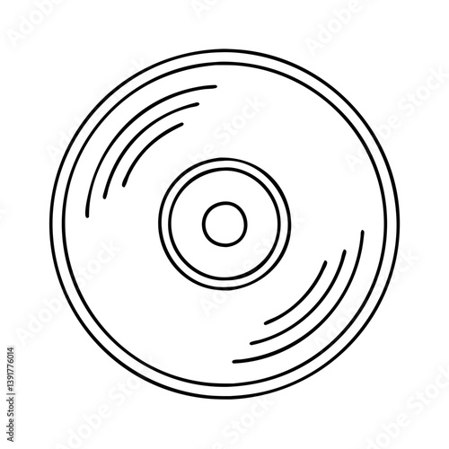 cd icon, cd vector illustration-simple illustration of cd, perfect for cd logos and icons
