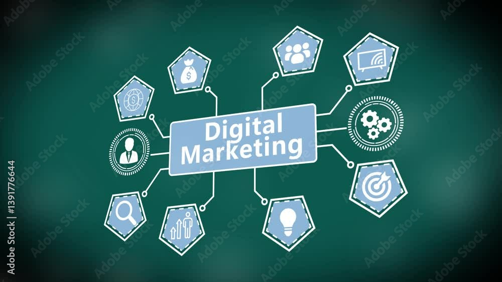 Internet, business, Technology and network concept. Digital Marketing content planning advertising strategy concept. Internet, business, Technology and network concept. Digital Marketing content planning advertising strategy concept.