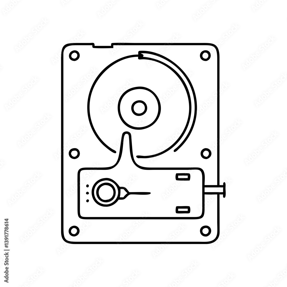 hard drive icon, hard drive vector illustration-simple illustration of hard drive, perfect for hard drive logos and icons hard drive icon, hard drive vector illustration-simple illustration of hard drive, perfect for hard drive logos and icons