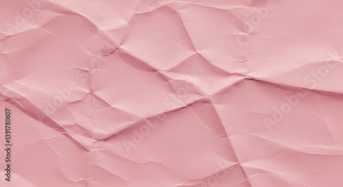 Wallpaper Mural Blush Hues Pink Paper Texture Crinkled Delights Soft Rose Folds Gentle Wrinkles A Dusty Rose Paper Dreams Roseate Surface Textured Pink Subtle Pink Folds Of Pink Roseate Canvas AI Generated Torontodigital.ca