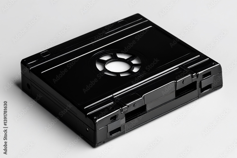 Obraz premium Black audio cassette