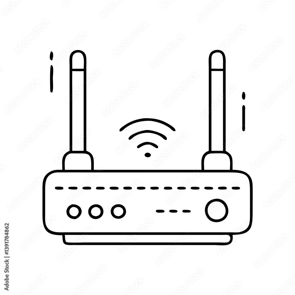 router icon, router vector illustration-simple illustration of router, perfect for router logos and icons router icon, router vector illustration-simple illustration of router, perfect for router logos and icons