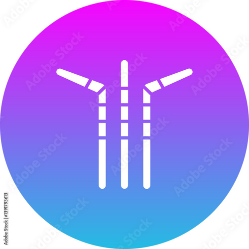 Plastic Straw Icon