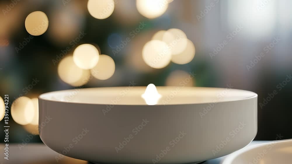 White table with christmas tree in the background. Empty table with white christmas lights on it. A blurred lifestyle display of products on a background tree. A white table featuring a christmas White table with christmas tree in the background. Empty table with white christmas lights on it. A blurred lifestyle display of products on a background tree. A white table featuring a christmas