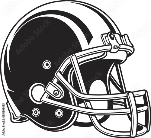 Football Helmet Protection Game Sport Equipment, football helmet flat icon, Helmets black Clip art
