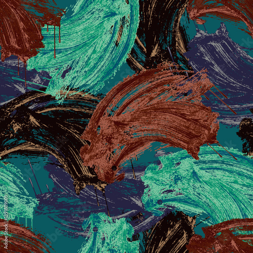 Spots. Abstract Surfaces. Seamless background for fabrics, textiles, packaging and wallpapers. Vector background.