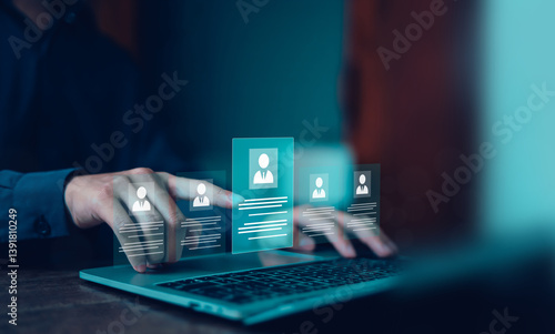 HR management concept, is the administration of human resources within an organization, focusing on recruitment, training, conflict resolution, and fostering a productive organizational 
