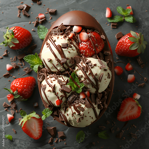 Chocolate Easter egg 