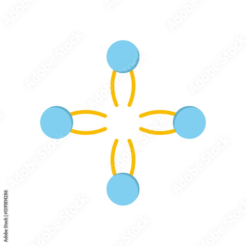 Phospholipid Molecule in Liposome. Micelle Structure. Vector illustration.