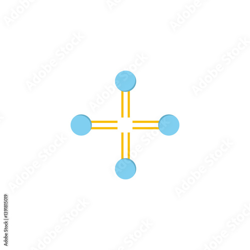 Phospholipid Molecule in Liposome. Micelle Structure. Vector illustration.