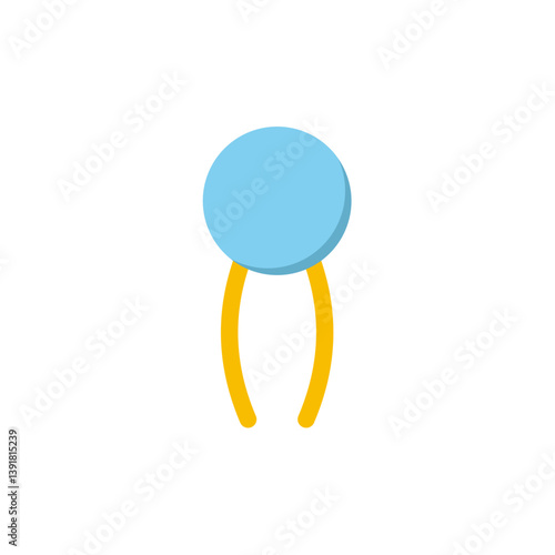 Phospholipid Molecule in Liposome. Micelle Structure. Vector illustration.