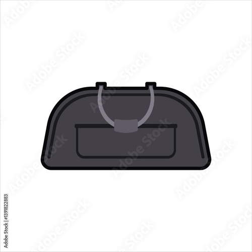 Duffle Bag Illustration - Travel Gym Bag Vector