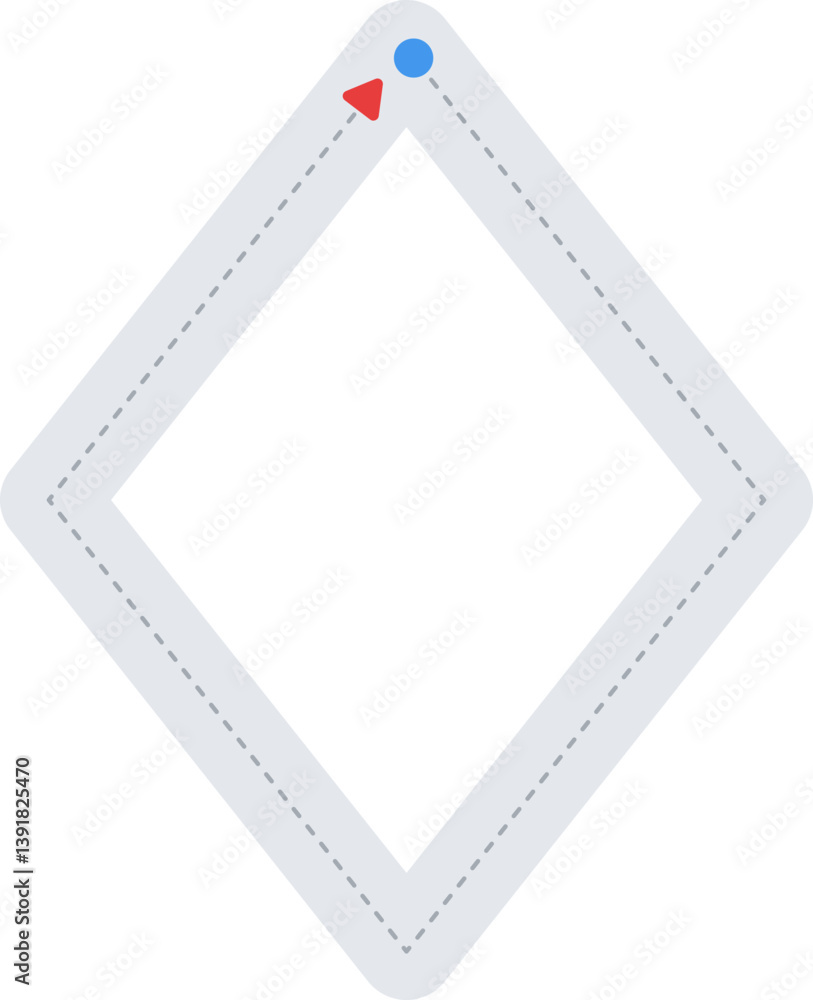 Obraz premium Tracing Shapes Line Worksheet Activity