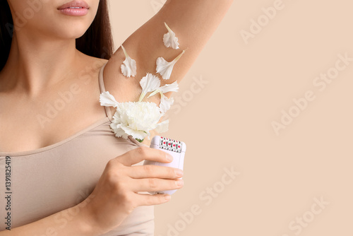 Beautiful young woman with ...