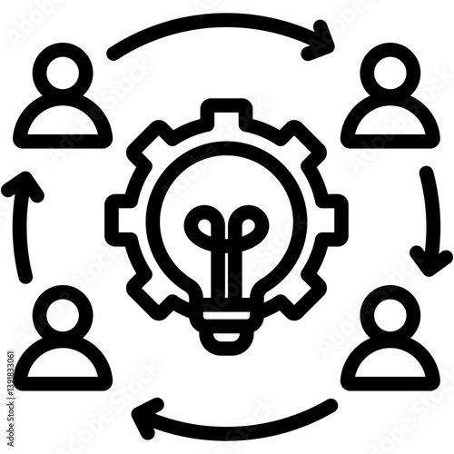 Knowledge Sharing Icon