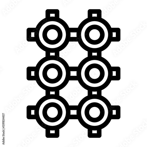 This Six pack icon is suitable for Earth Day, Save the Earth, Plastic Pollution, etc