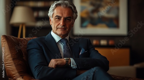 determined european business boss entrepreneur and company director in formal professional attire portrait highlighting career success executive power and strong leadership mindset