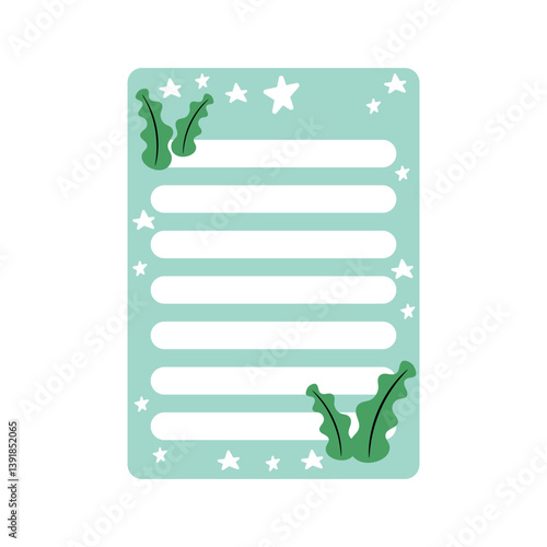Note Planner Papper Cute