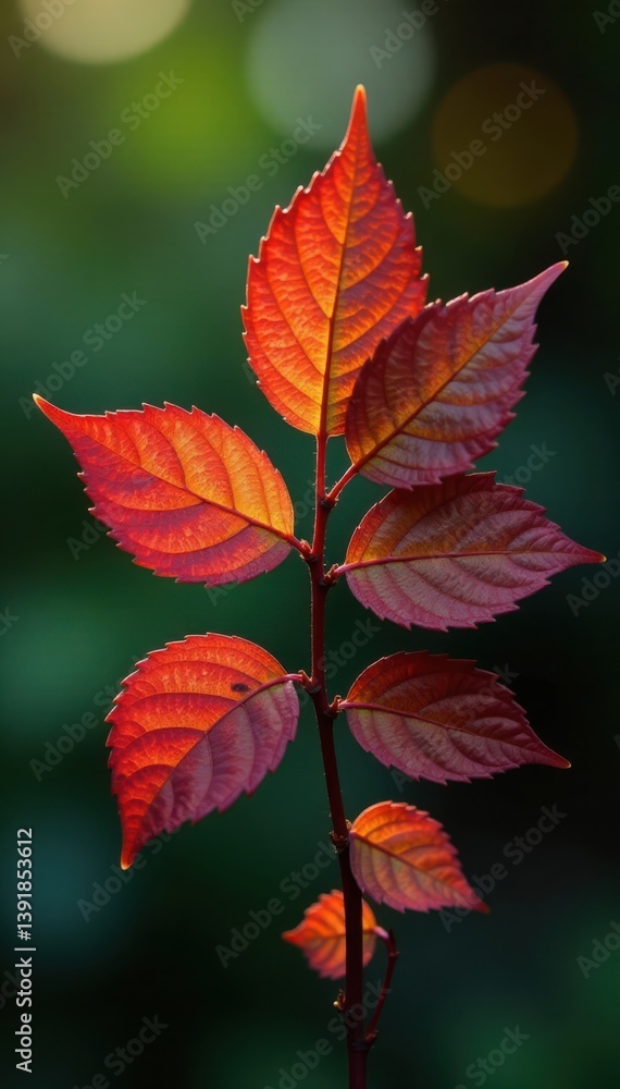 Rare leaves with sharp edges, botanical, leafy Rare leaves with sharp edges, botanical, leafy