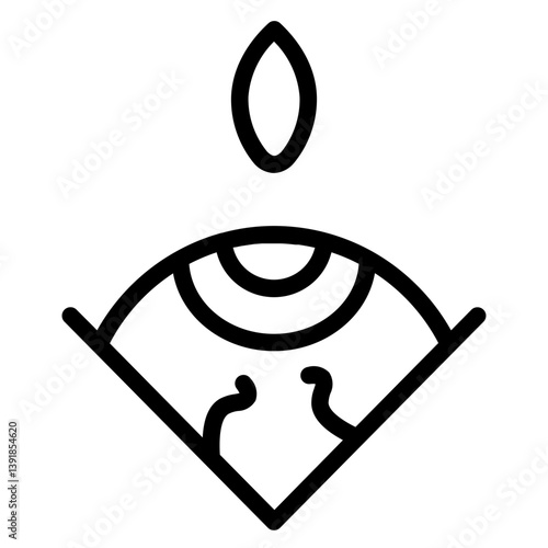 Antiseptic Care Clear Line Icon