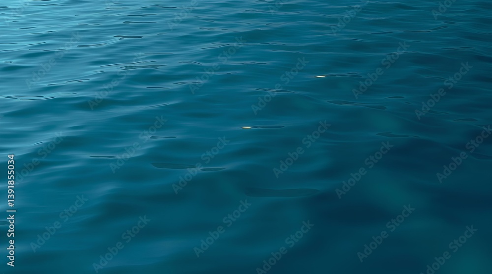 Water Surface: Deep Teal Waves Reflecting Light in Tranquil Harmony Water Surface: Deep Teal Waves Reflecting Light in Tranquil Harmony