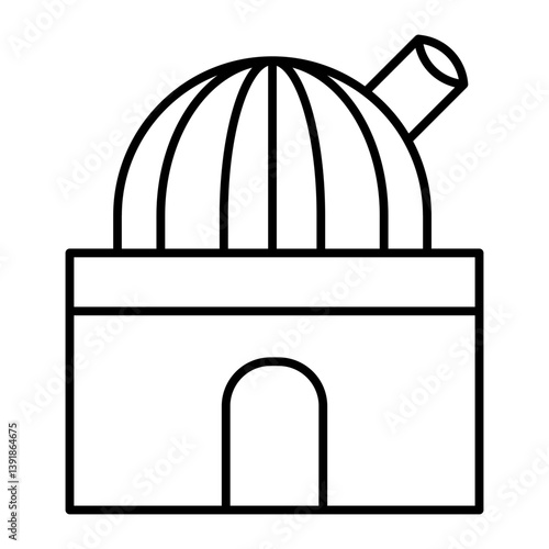 observatory outline icon