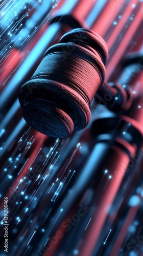 Gavel, digital justice, online court, legal tech