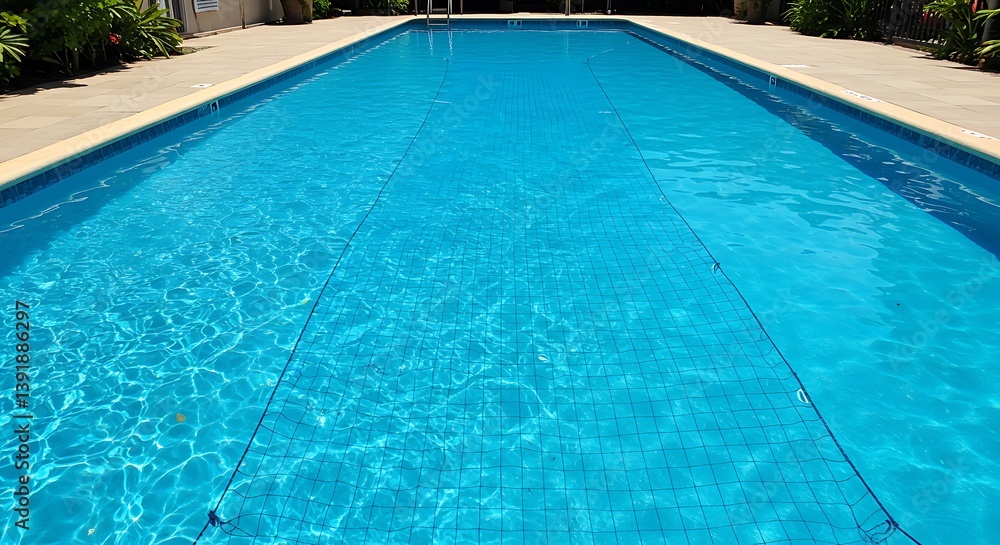 Obraz premium Azure Stillness AI Generated