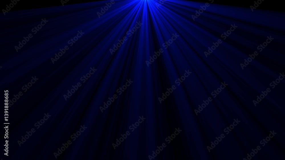 Isolated white light rays animation black background. Glitter, shiny ...