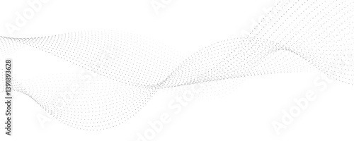 Abstract wave lines flowing background design