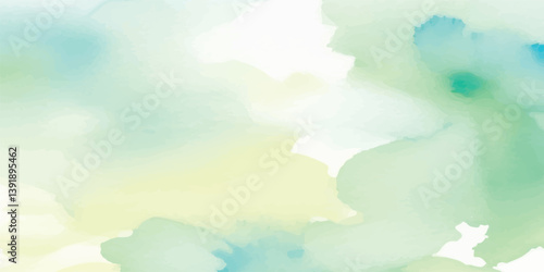 Abstract Watercolor Texture Depicting Calm Ocean Waves in Blue and White for Use in High-End Background Design, Modern Coastal Decor, Digital Art Resources, and Stationery Templates