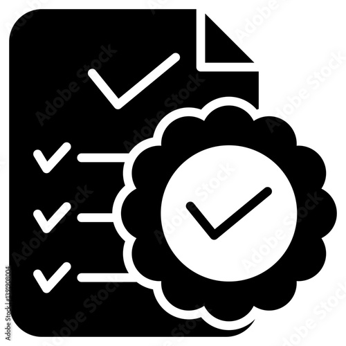 Compliance Glyph Icon