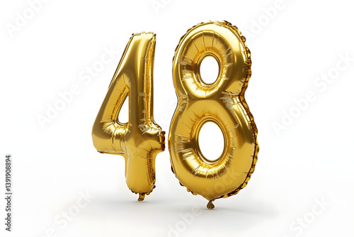 Gold Balloons Celebrate 48th Anniversary
