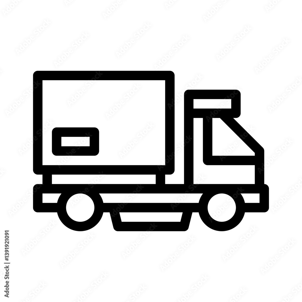 delivery line icon delivery line icon