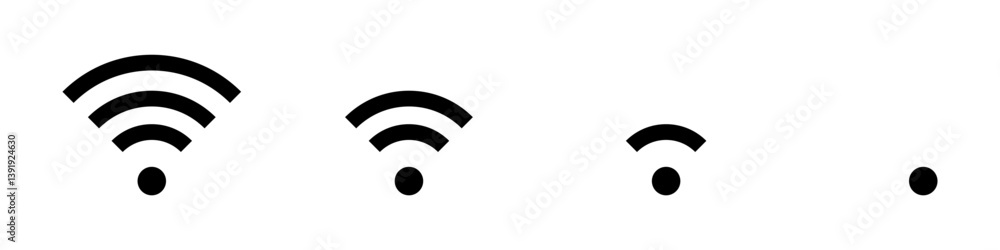 Wireless and wifi icon. Wi-fi signal symbol. Internet Connection. Wireless and wifi icon. Wi-fi signal symbol. Internet Connection.