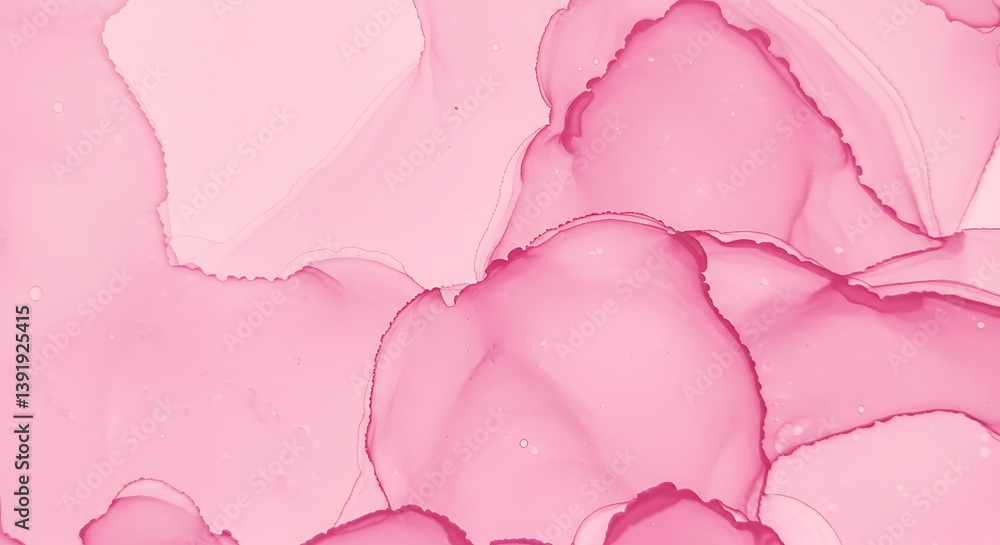 Fototapeta premium Blush Hues AI Generated