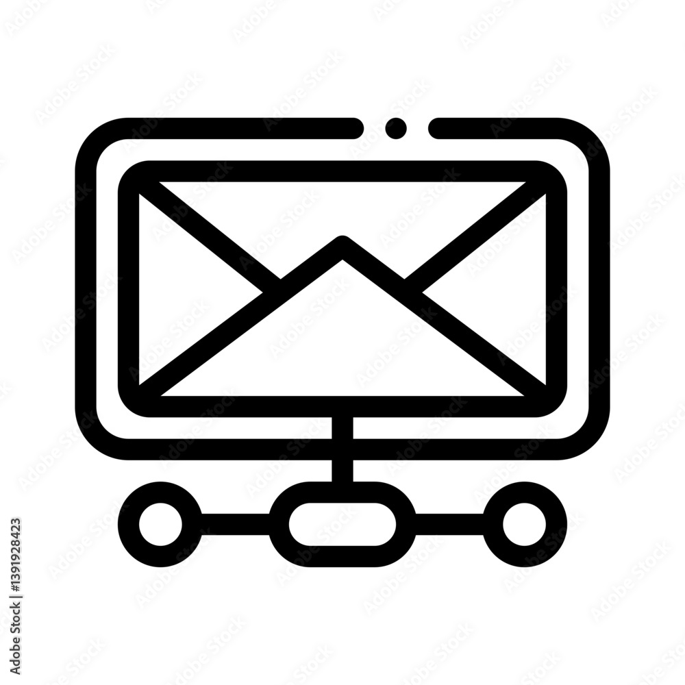 inbox line icon inbox line icon
