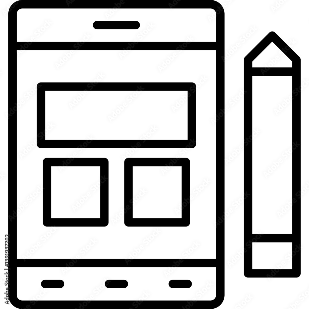 New Line Icon Design New Line Icon Design