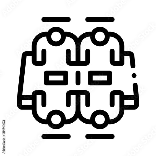 table line icon