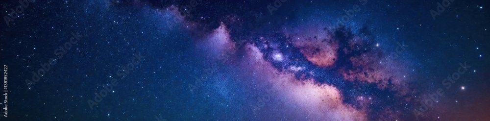 Milky Way's gentle glow illuminates an endless sea of stars in the dark night sky , nebula, stars, night sky Milky Way's gentle glow illuminates an endless sea of stars in the dark night sky , nebula, stars, night sky
