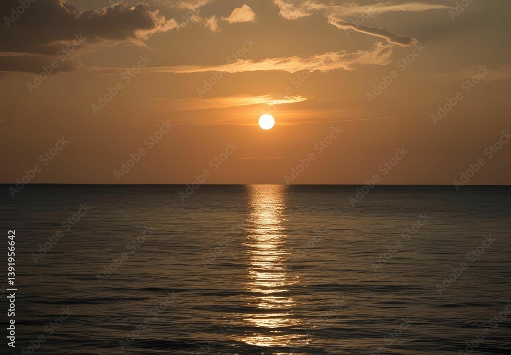Fototapeta premium sunset over the sea