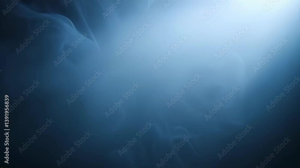Abstract blue smoke swirls on dark background, concept for design, background, texture, wallpaper, and digital art Abstract blue smoke swirls on dark background, concept for design, background, texture, wallpaper, and digital art
