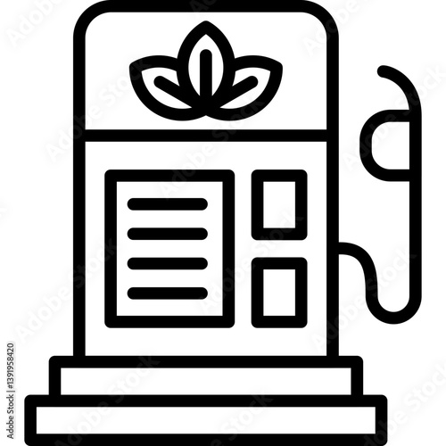 Biofuel Icon Vector Element
