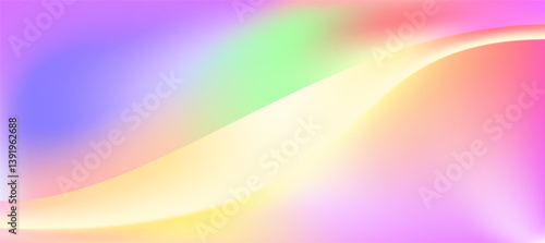 Lava lamp inspired abstract trendy background. Colorful realistic waves. Vector illustration. Design template